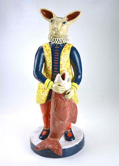 Last of the big fish stories - a Sculpture & Installation Artowrk by Claude Jones